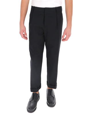 Neil Barrett Cropped Straight Leg Pants