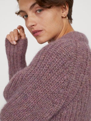 Knit Alpaca-blend Sweater