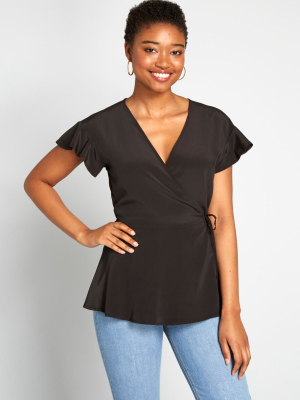 Flutter And Flatter Wrap Top