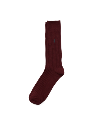 Egyptian Cotton Ribbed Socks