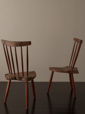 Pair Of Side Chairs In The Style Of Nakashima