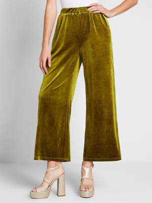 Velvet Authority Wide-leg Pants