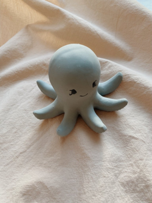 Natural Rubber Teether Soother - Octopus