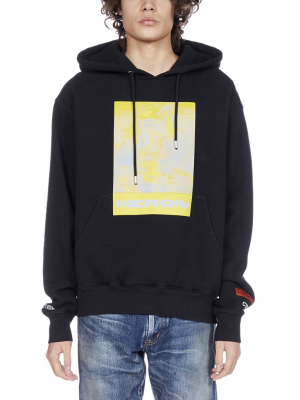 Heron Preston Litho Drawstring Hoodie