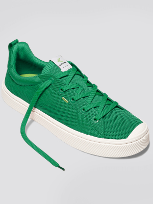 Ibi Low Green Knit Sneaker Women