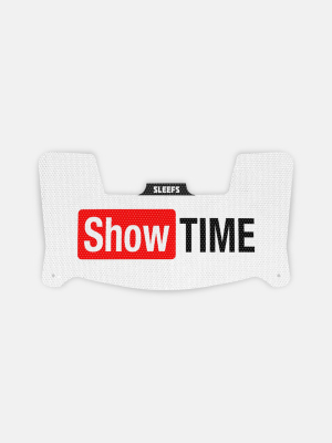 Showtime White Visor Skin