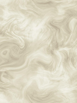 Smoke Wallpaper In Cream And Bronze From The Solaris Collection By Mayflower Wallpaper