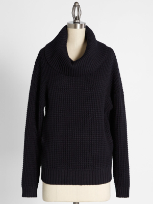 Oh My Cozy Cowl Neck Sweater