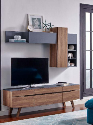 Alexander 2 Piece Entertainment Center