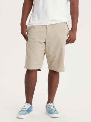 Ae Ne(x)t Level Longer Length 12" Khaki Short