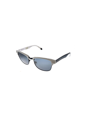 Original Penguin The Highpocket Wh Unisex Square Polarized Sunglasses White 53mm