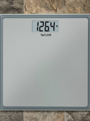 Digital Glass Bathroom Scale Gray/silver - Taylor
