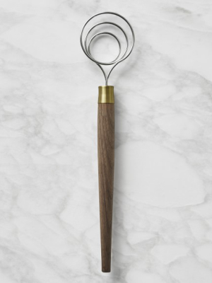 Black Walnut Handle Dough Whisk