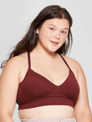 Women's Cotton Racerback Bralette - Colsie™