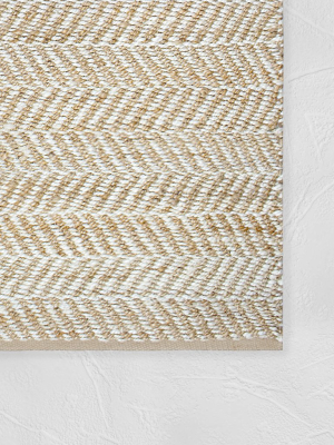 The Helena Herringbone Jute Rug