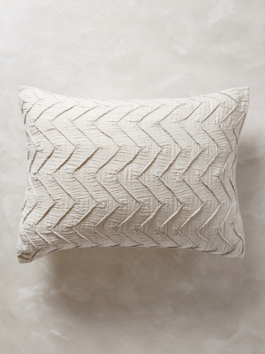 Textured Chevron Shams