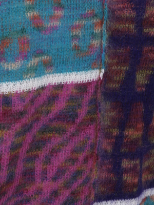 M Missoni Patterned Panels Knit Jumper