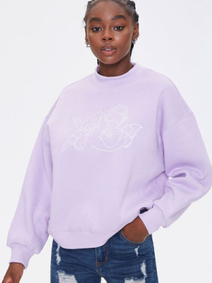 Cherub Graphic Pullover