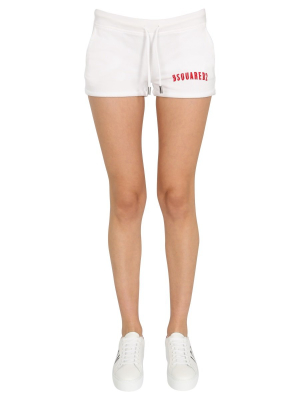 Dsquared2 Logo Print Sweat Shorts