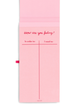 Ban.do Good Intentions Goal Tracker Notepad