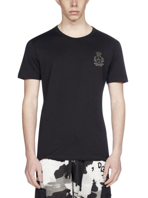 Dolce & Gabbana Embroidered Monogram T-shirt