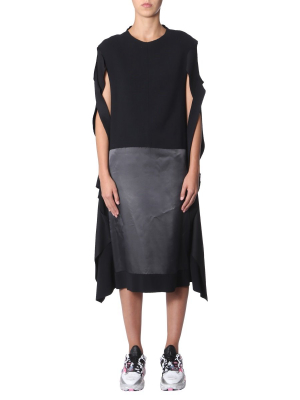 Maison Margiela Contrast Panel Mini Dress