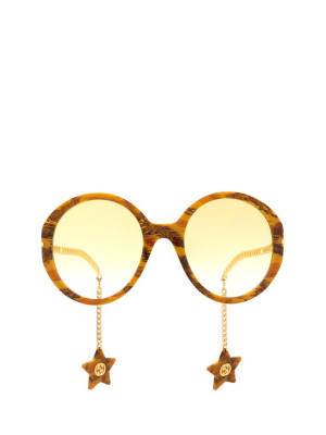 Gucci Eyewear Round Frame Sunglasses