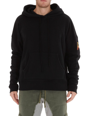 Greg Lauren Graphic Embroidered Hoodie