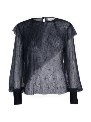 Joelle Lace Top Midnight