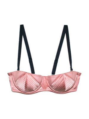 Satin Convertible Strapless Bra