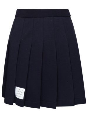 Thom Browne High-low Hem Pleated Skirt