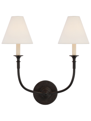 Piaf Double Sconce