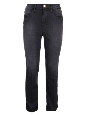 Frame High Rise Straight-leg Jeans