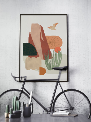 California Desert (pelican) Art Print