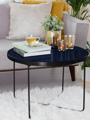 Thomas Round Coffee Table Blue - Finch