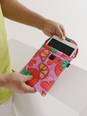 Puffy Tablet Sleeve 8" - Tomatoes