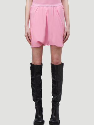 Rick Owens Stretch Mini Skirt