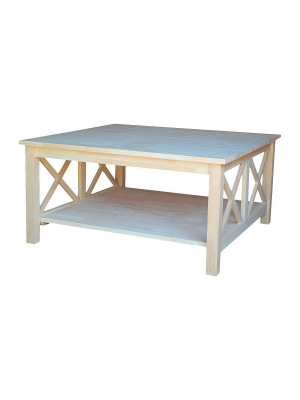 Hampton Square Coffee Table - International Concepts