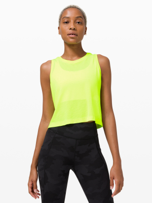 Swiftly Breathe Crop Tank