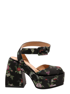 Nodaleto Allover Floral Printed Sandals