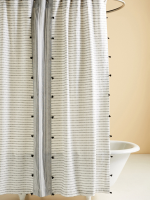 Tasseled Pendana Shower Curtain