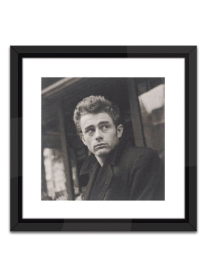James Dean In Black And White Print