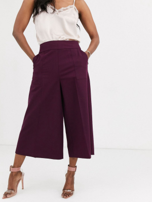 Asos Design Tailored Clean Culottes