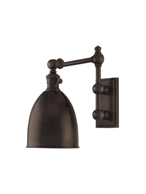 Hudson Valley Lighting Roslyn Sconce - Old Bronze