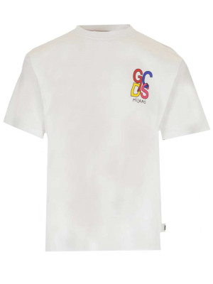 Gcds Logo Printed Short-sleeved T-shirt