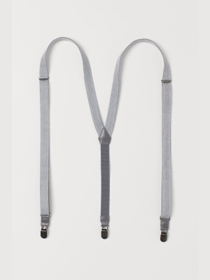Herringbone-pattern Suspenders