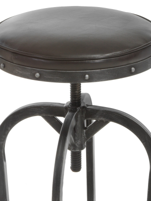 27.5" Gunner Swivel Barstool - Christopher Knight Home