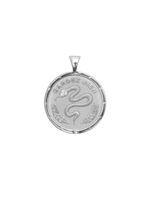 Protect Jw Original Pendant Coin In Silver