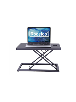 19" Portable Desk Riser - Rocelco