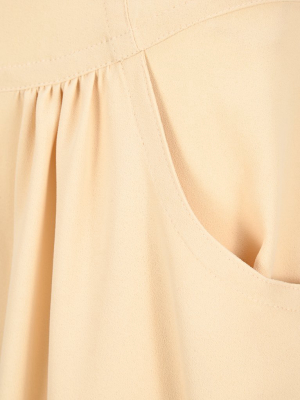 See By Chloé Gathered Midi Skirt